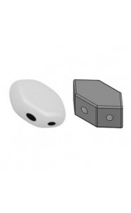 Les perles par Puca® Paros beads Opaque White 03000